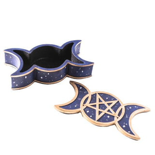Triple Moon Trinket Box - trinket box