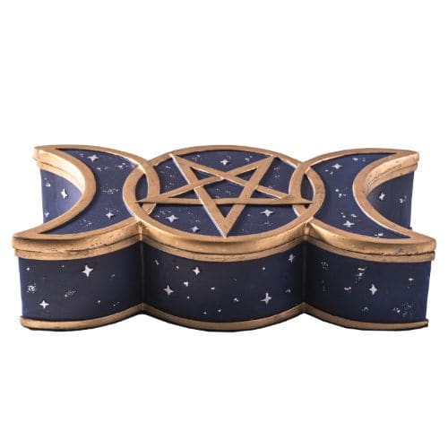 Triple Moon Trinket Box - trinket box