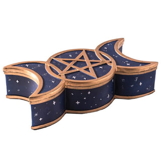 Triple Moon Trinket Box - trinket box