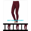 Buttery Soft Burgundy Leggings