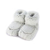 Warmies Spa Therapy Booties - Marshmallow Blue/Gray