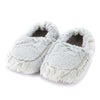 Warmies Spa Therapy Slippers - Marshmallow gray