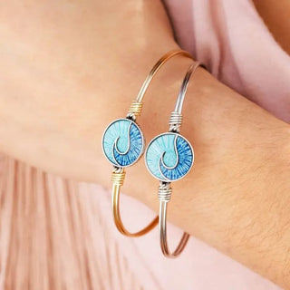 Wave Tie-Dye Bangle Bracelet