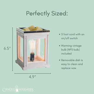 Weathered Wood Vintage Wax Warmer - Done