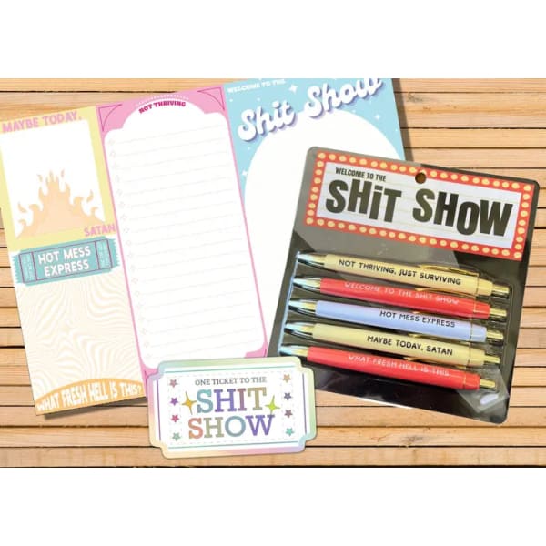 Welcome to the Shit Show Gift Set - note pad