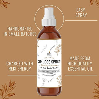 White Sage & Cinnamon Smudge Spray 🤎 - Essential Oil Blend