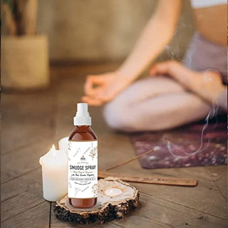 White Sage & Cinnamon Smudge Spray 🤎 - Essential Oil Blend