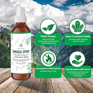 White Sage & Peppermint Smudge Spray 💚 - Essential Oil Blend