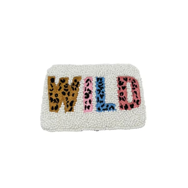 Wild Beaded Card Holder - purse