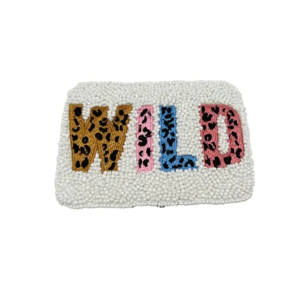 Wild Beaded Card Holder - purse
