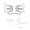 Witch School - Book
