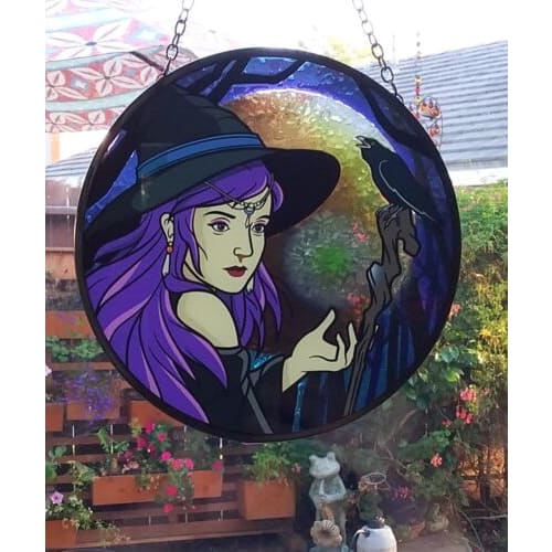 Witch Suncatcher - suncatcher