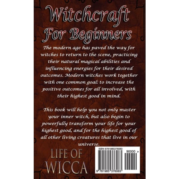 Witchcraft For Beginners - Books