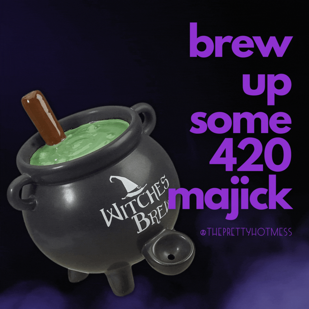 Witches Brew Cauldron Pipe - Done