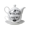 Witchy Tea for One Set - Witches Brew Cauldron - Done