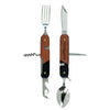 Wood-handled 6-in-1 Camping Cutlery Tool | Gentlemen’s