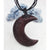 Wooden Moon Pendant - Necklaces
