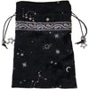 Written in the Stars Black Velvet Tarot Bag - tarot card bag