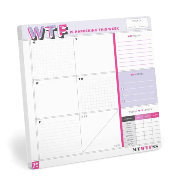WTF Sticky Paper Mousepad - sticky notes