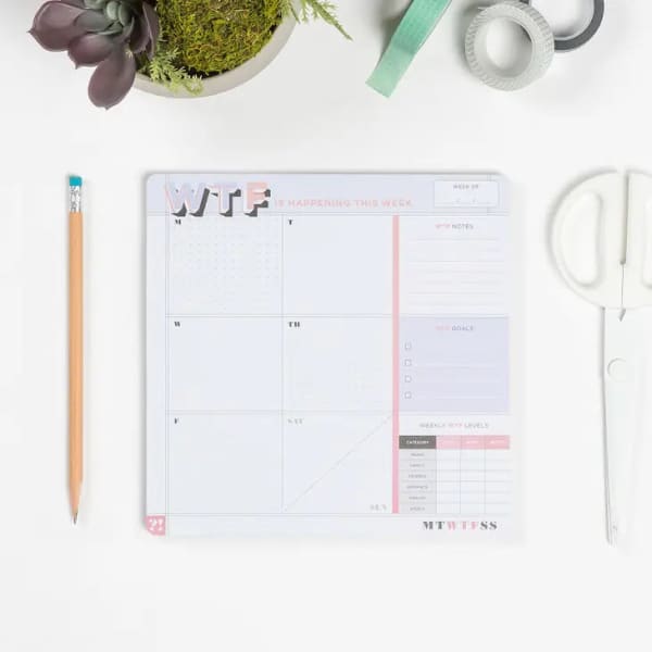 WTF Sticky Paper Mousepad - sticky notes