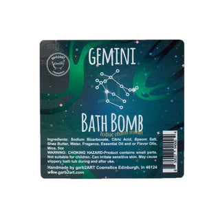 Zodiac Charm Bath Bomb - Gemini - Done