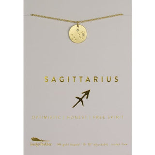 Zodiac Necklaces by Lucky Feather - Sagittarius - Done
