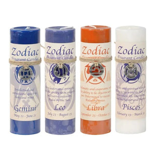 Zodiac Pewter Pendant Candles