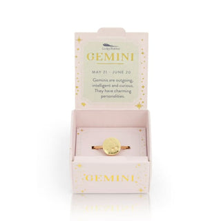 Cosmic Zodiac Signet Rings - Gemini - Done