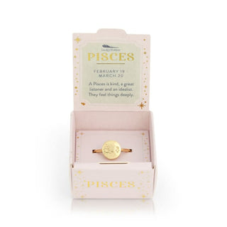 Cosmic Zodiac Signet Rings - Pisces - Done