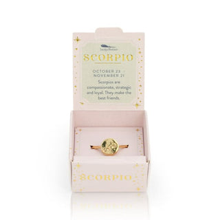 Cosmic Zodiac Signet Rings - Scorpio - Done
