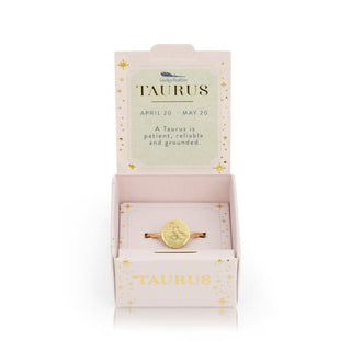 Cosmic Zodiac Signet Rings - Taurus - Done